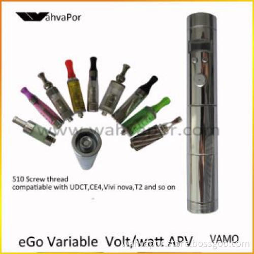 E-cigarette with metal button VV Mod VAMO for factory price